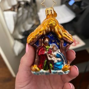 Christopher Radko “Away in a Manger” gem